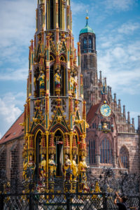Nuremberg, Schöner Brunnen Nuremberg, Schöner Brunnen